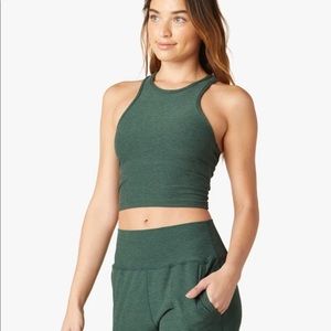 Beyond Yoga Studio space dye cropped tank.